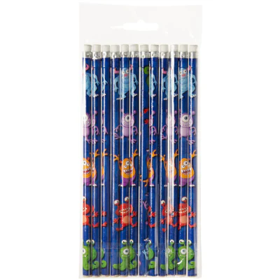 Monsters Pencil with Eraser - Image 2
