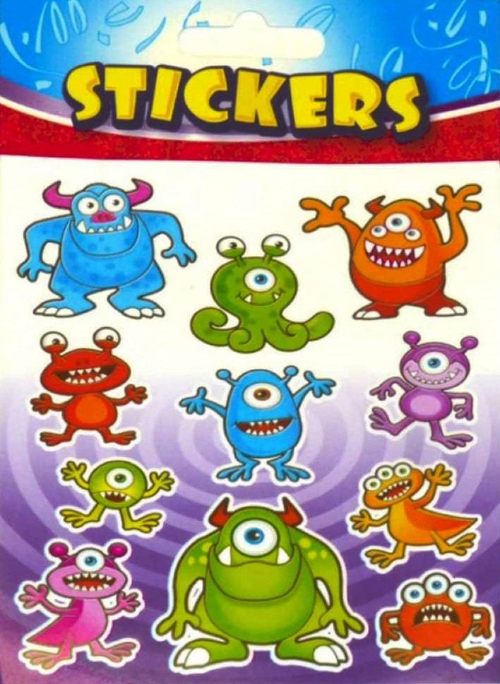 Monsters Sticker Sheets