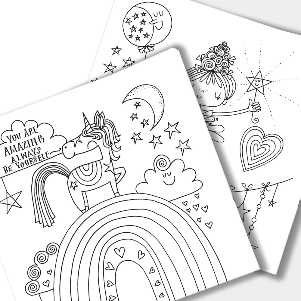 Moon dance Colouring Book by Rachel Ellen Designs - Image 3