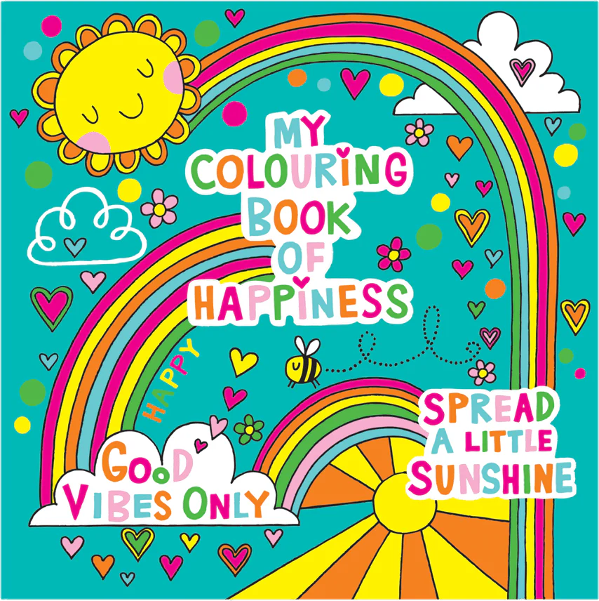 My Colouring Book of happiness by Rachel Ellen Designs