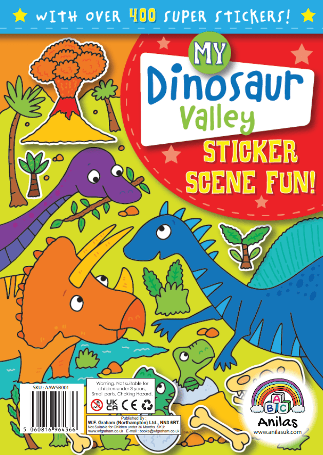 My Dinosaur Valley Sticker Scene Fun Book - Image 2