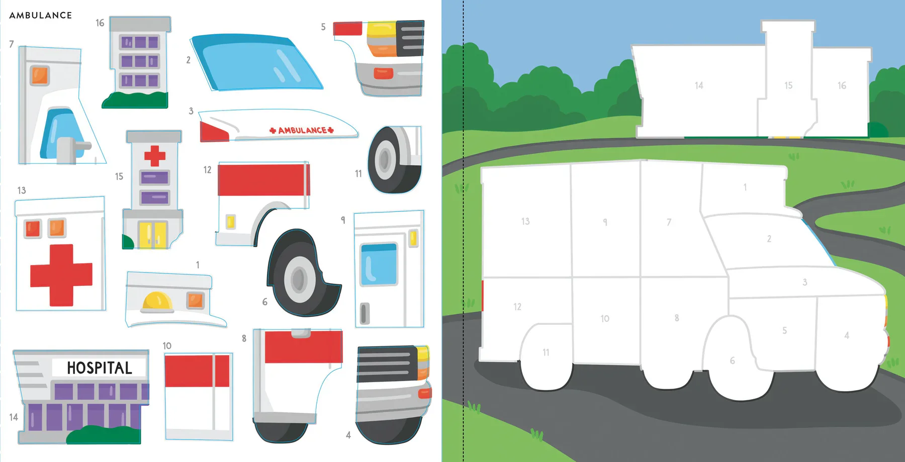 My First Color-By-Sticker Book - Cars, Trucks, & Trains - Image 4