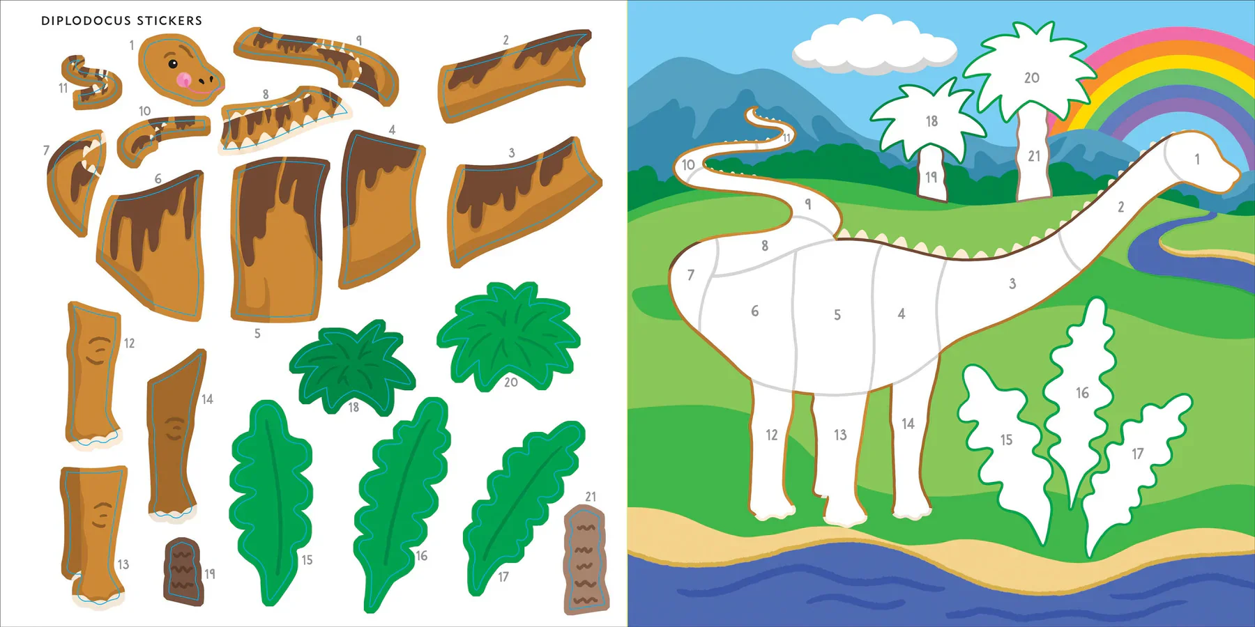 My First Colour-by-Sticker Book - Dinosaurs - Image 3