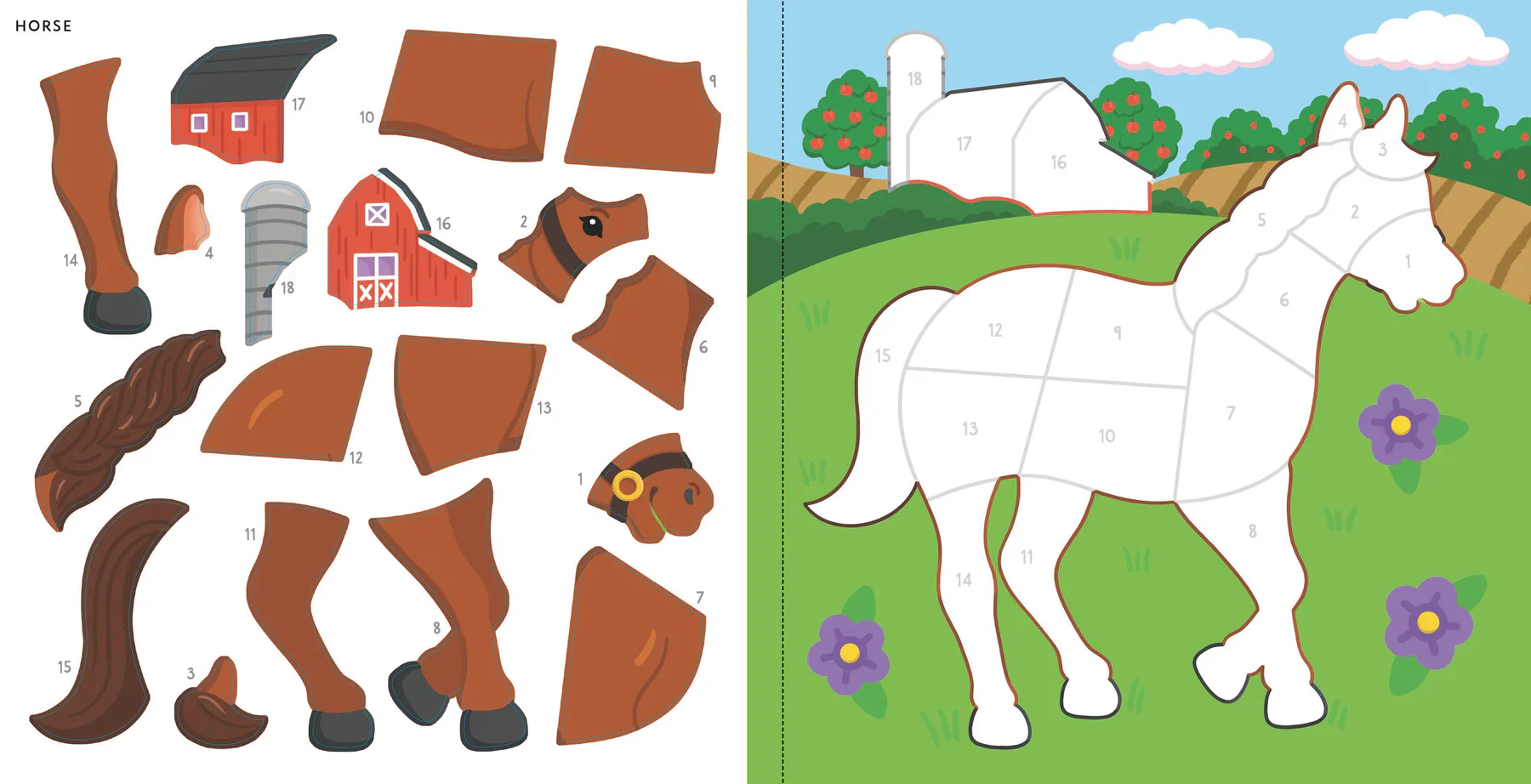 My First Colour-By-Sticker Book - Farm Animals - Image 4