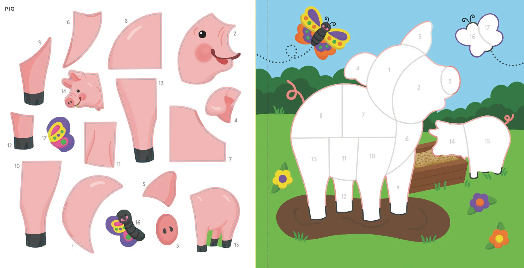 My First Colour-By-Sticker Book - Farm Animals - Image 7