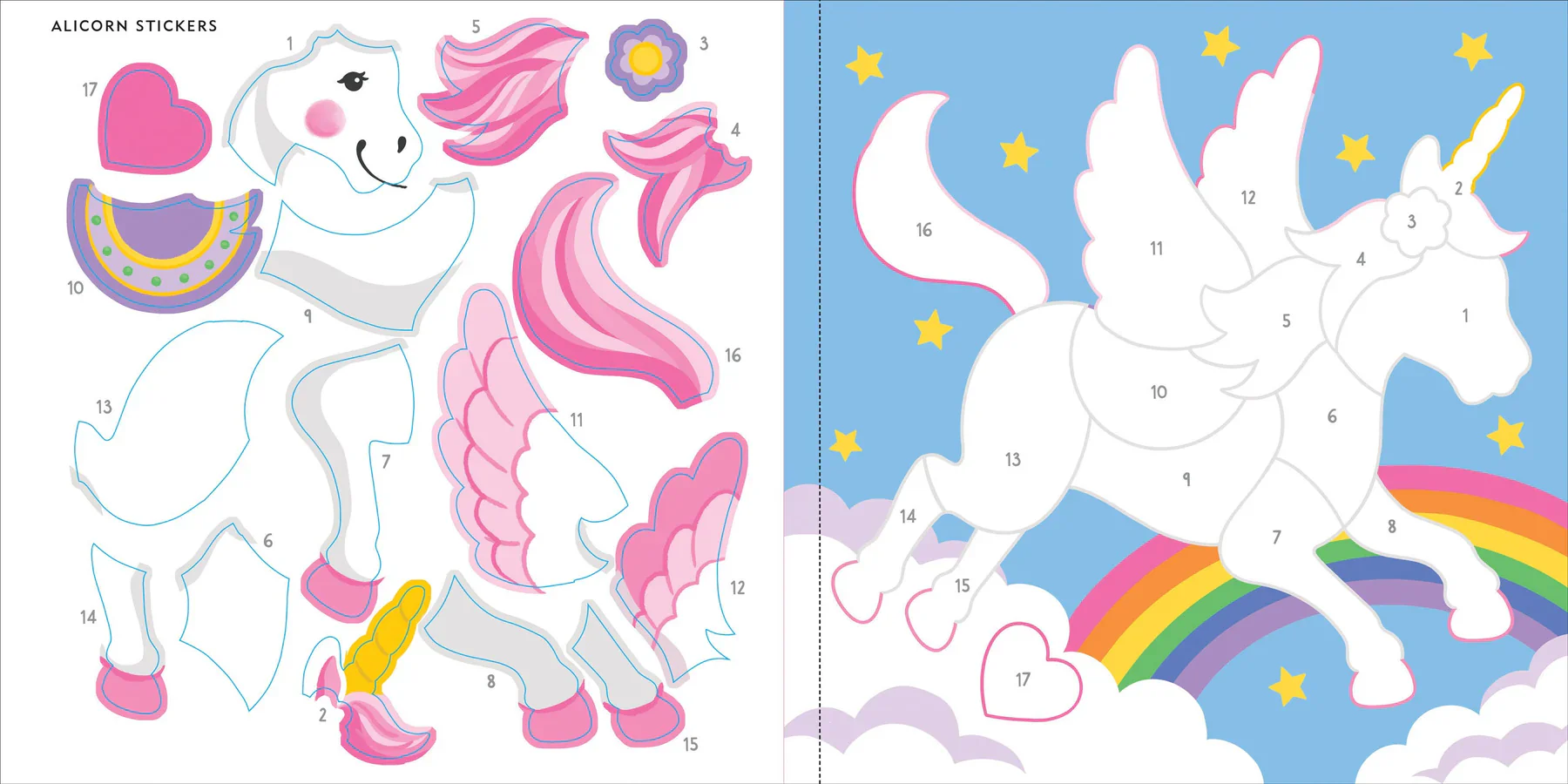 My First Colour-by-Sticker Book - Unicorns & More - Image 5