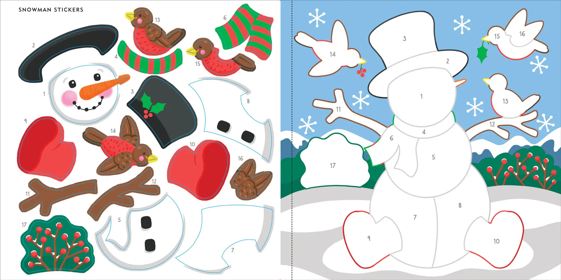 My First Colour-by-Sticker Christmas Book - Image 3