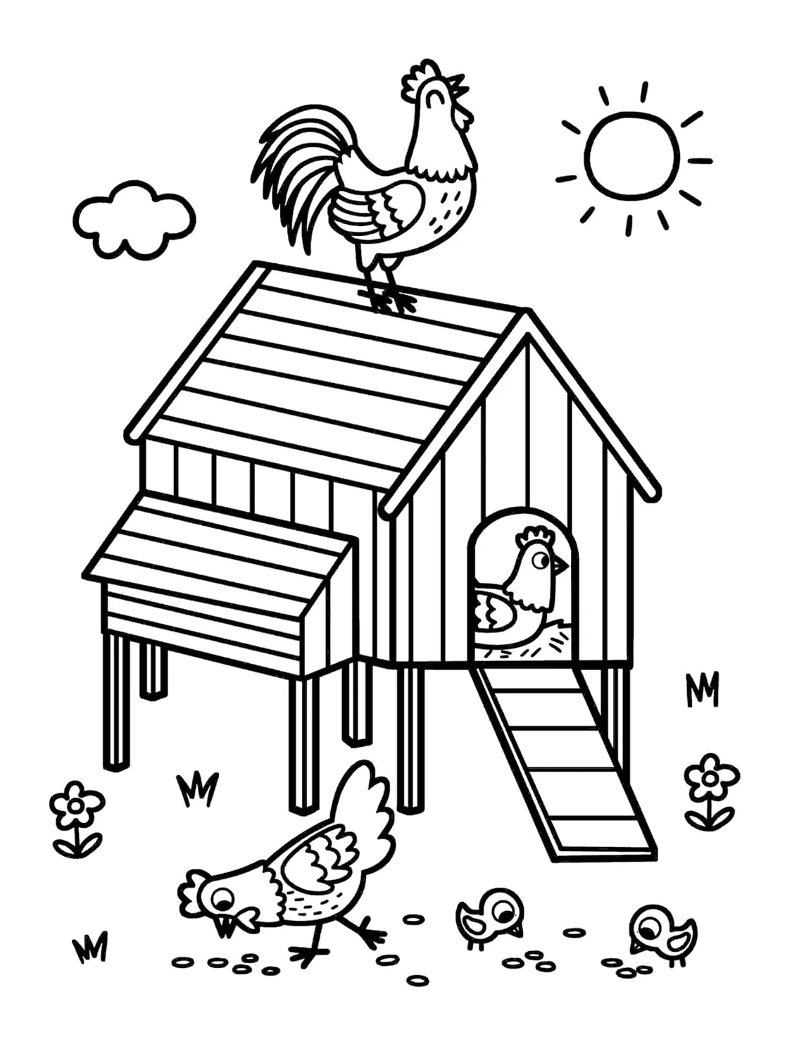 My Fun Farm Colouring Book (100 pages) - Image 2