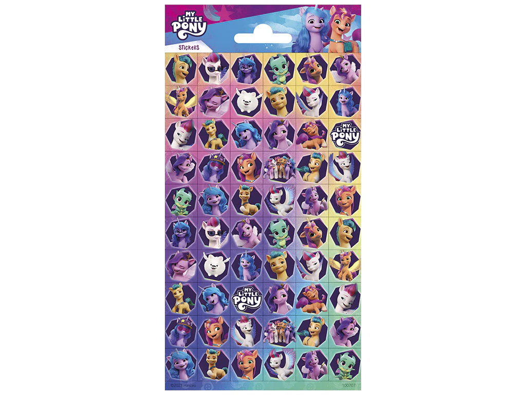 My Little Pony Mini Stickers Sheet 102 x 200mm