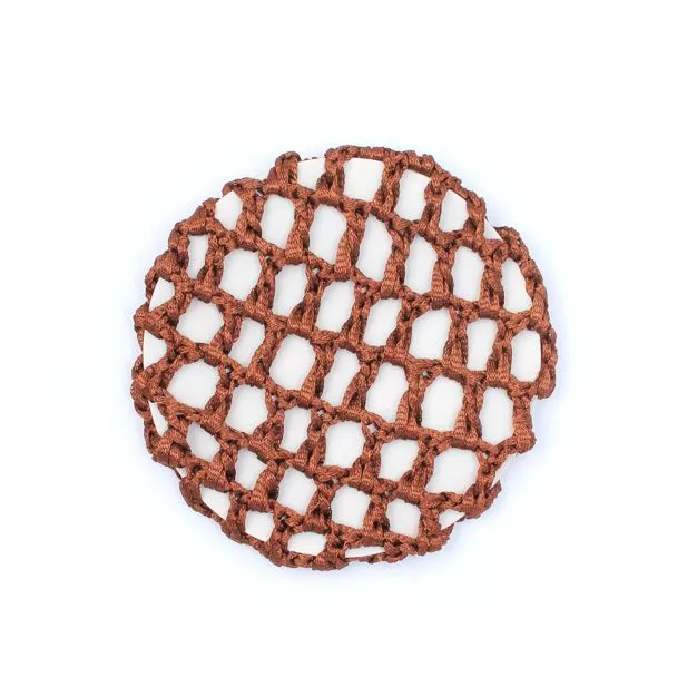 Natural Brown Hair Bun Net - 10cm