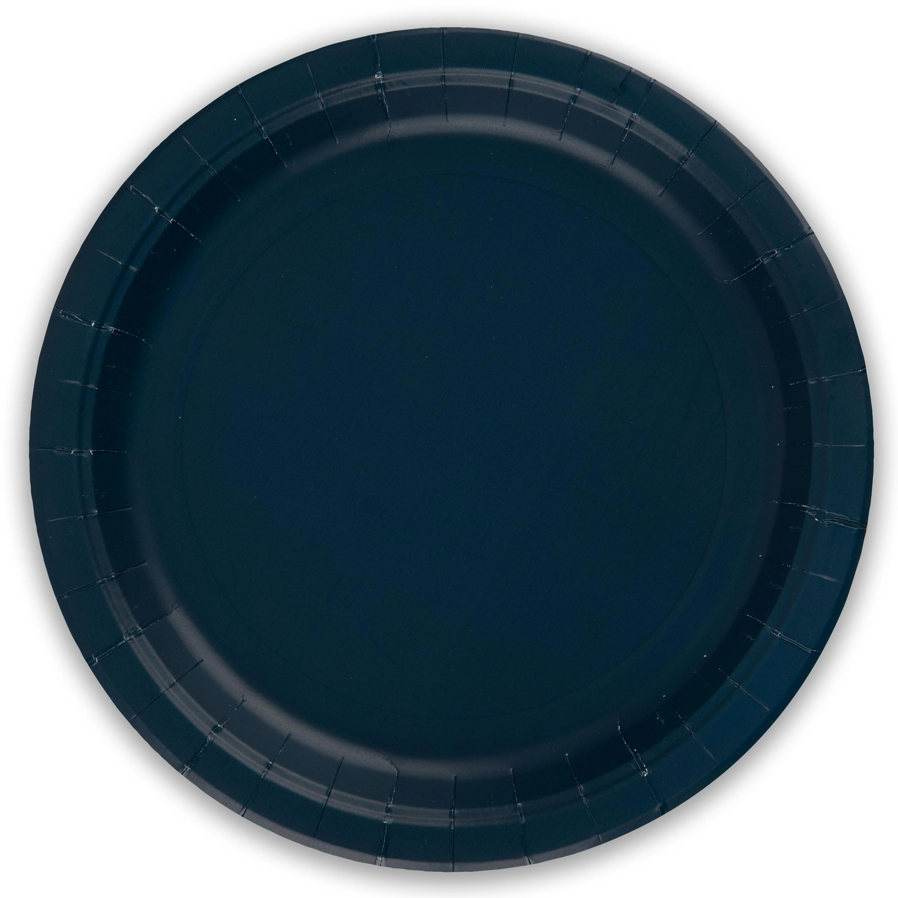 Navy Blue Paper Plates - 23cm - Plastic Free (Pack of 8)