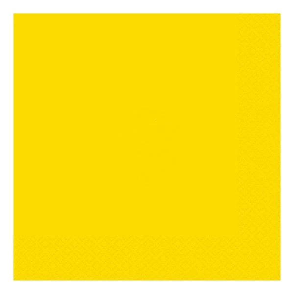 Neon Yellow Napkins (Pack of 20)
