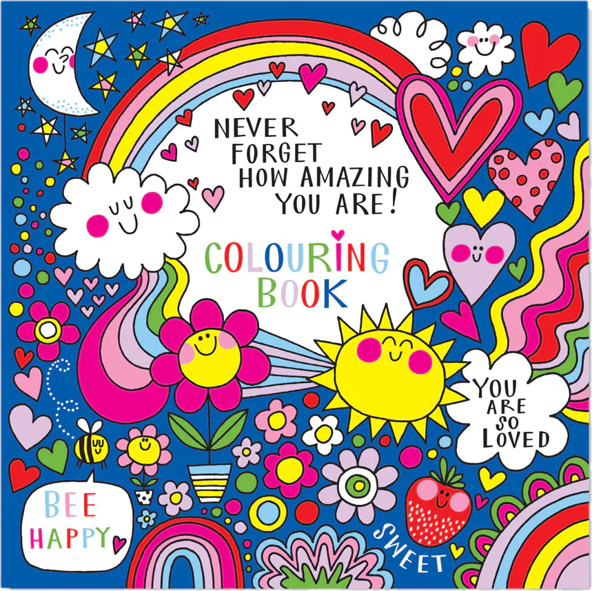 Never Forget How Amazing You Are Colouring Book by Rachel Ellen Designs
