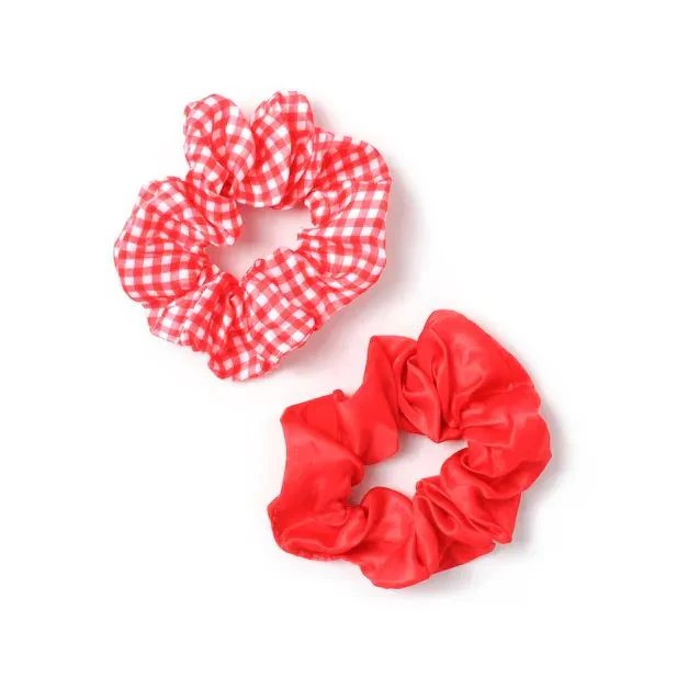 Pack of 2 Girls Red Hair Scrunchies
