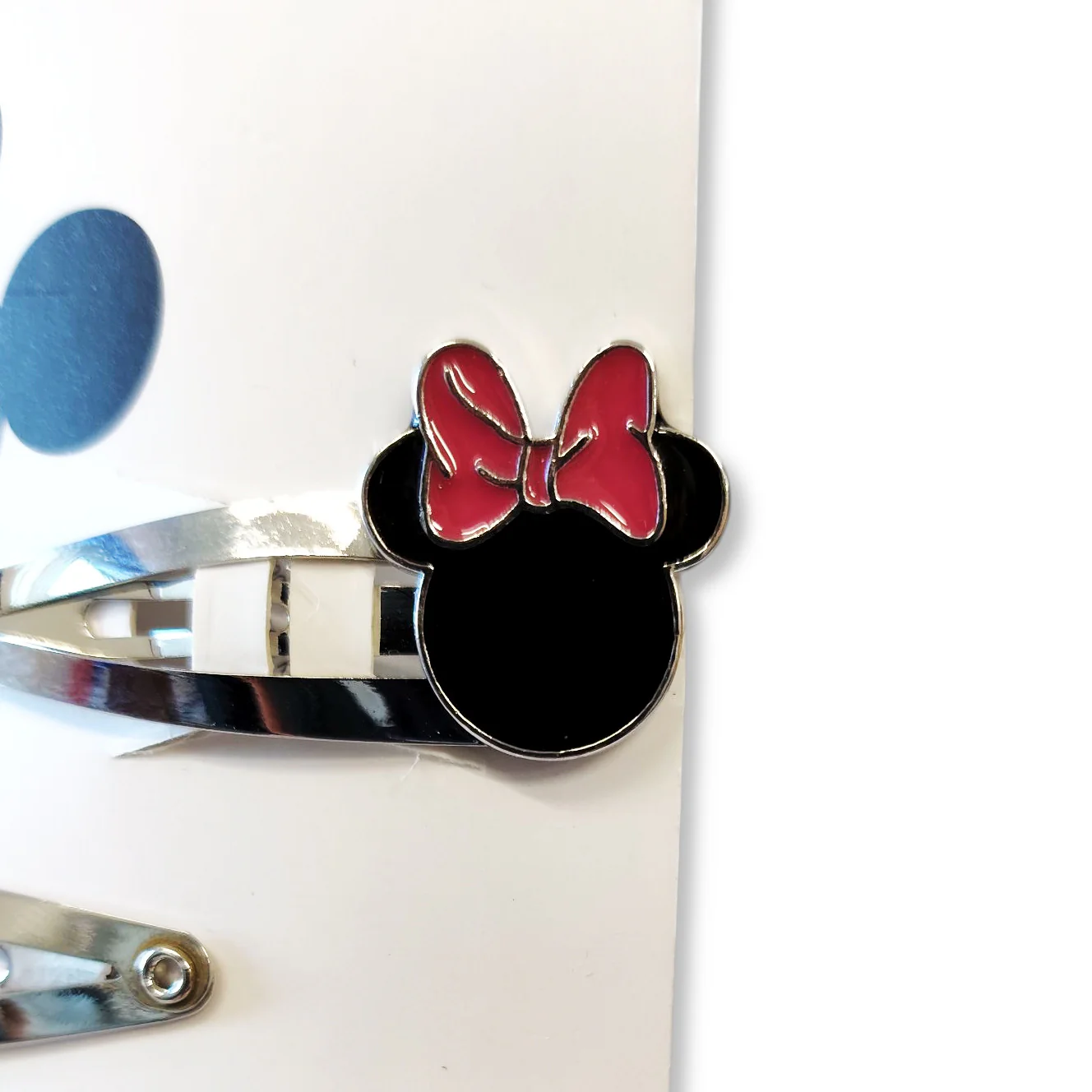 Pack of 4 Minnie Mouse Snap Hair Clips - 4 cm - Image 3