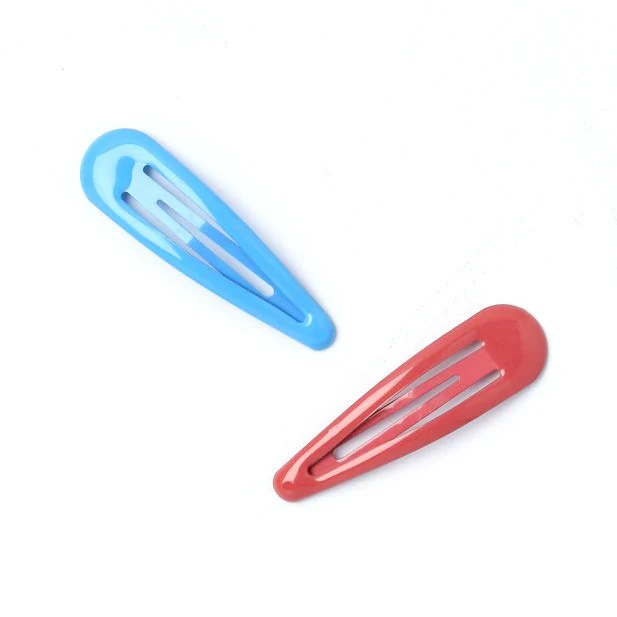 Pack of 6 Assorted Colour Girls Hair Snap Clips - 5cm - Image 4