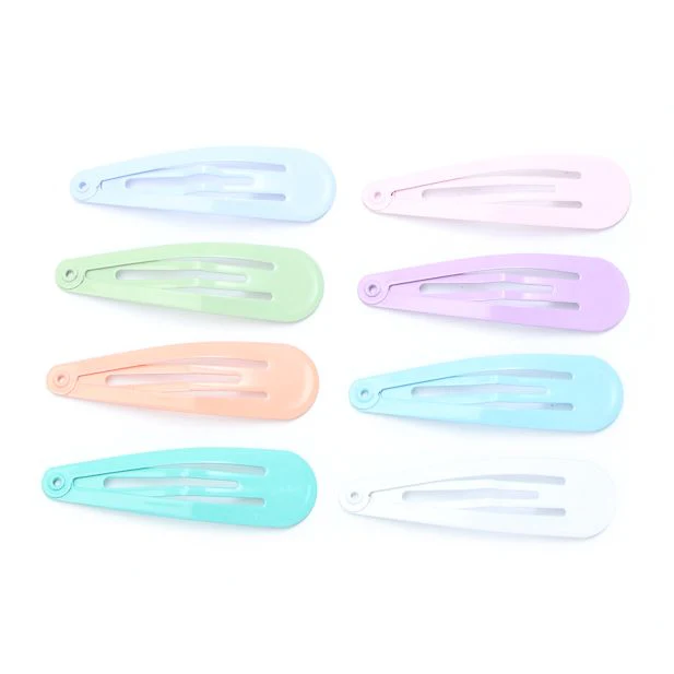 Pack of 6 Assorted Pastel Colours Snap Clips