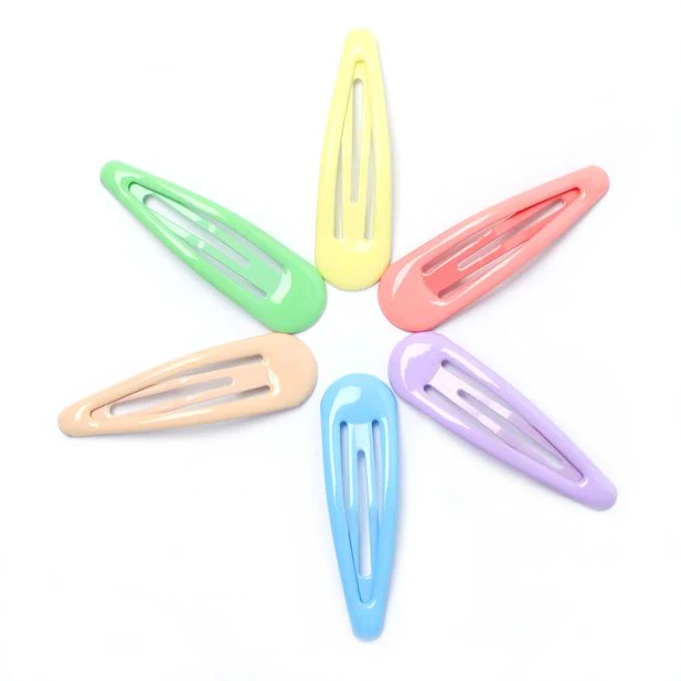 Pack of 6 Premium Pastel Snap Clips, Hair Clips  -5cm - Image 4