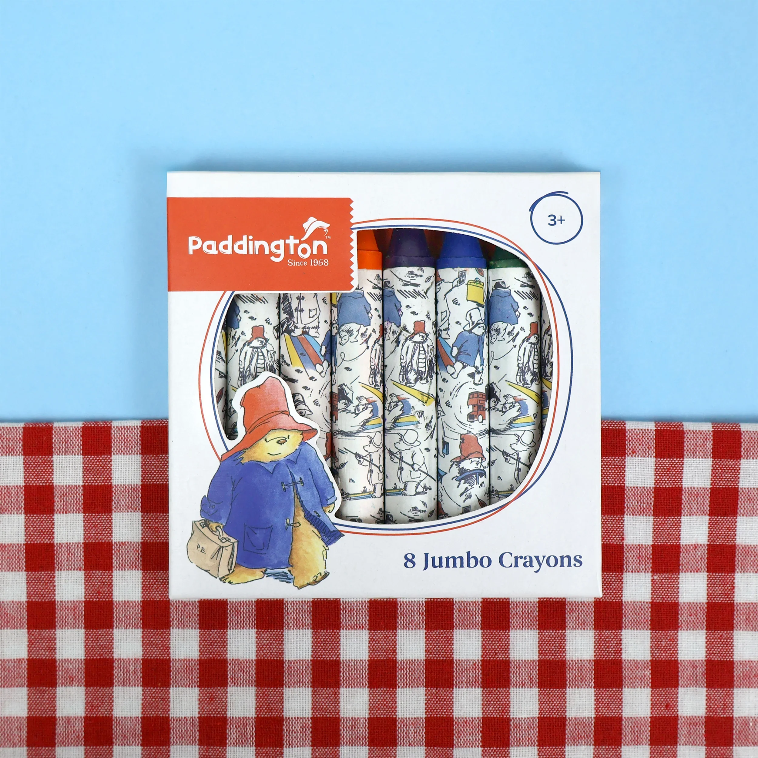 Paddington Jumbo Crayons – Set of 8 Chunky Wax Crayons for Kids – Colouring & Art Gift Set - Image 6