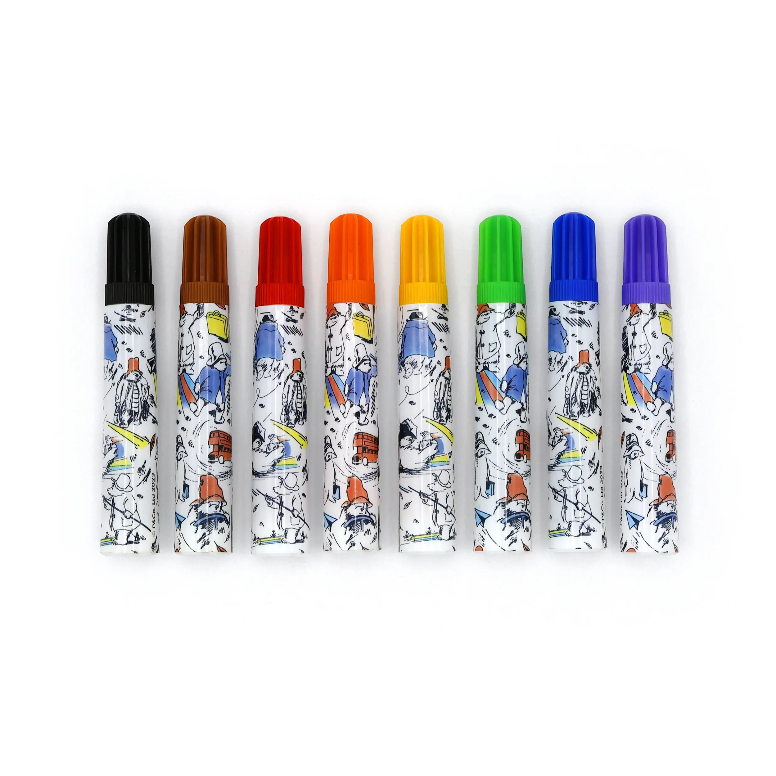 Paddington Set of 8 Jumbo Marker Pens for Children - Image 2