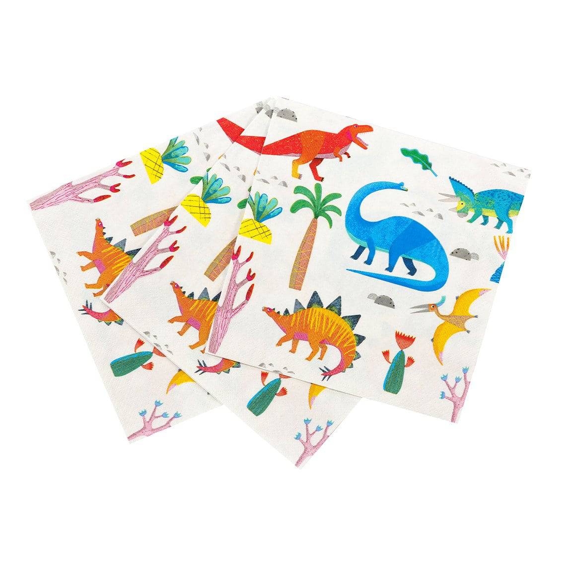 Party Dinosaur Napkins (Pack of 20) - Image 3