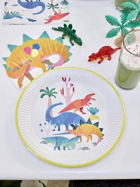 Party Dinosaur Party Paper Plates (Pack of 8) - Image 4
