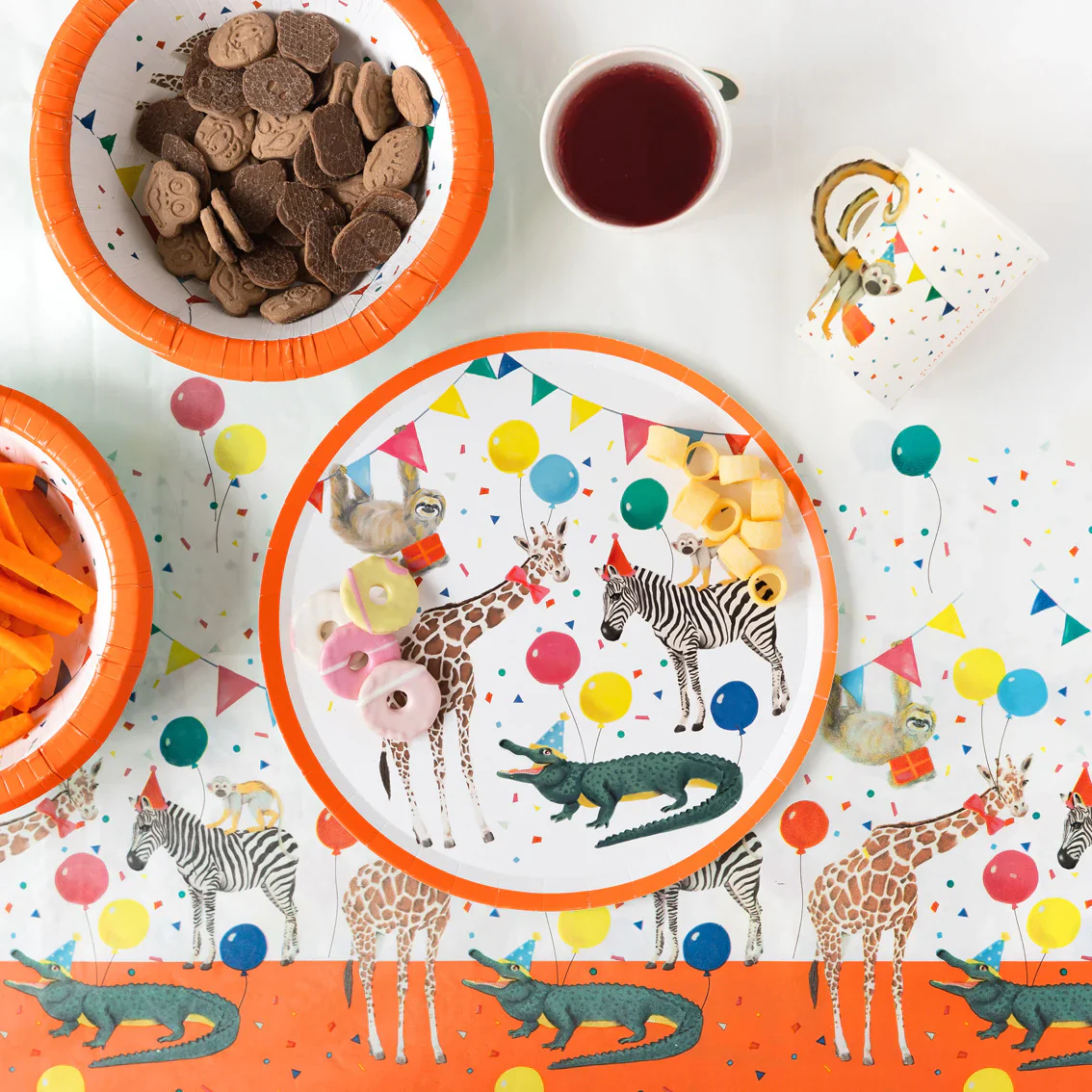 Party Safari Paper Table Cover - Image 2