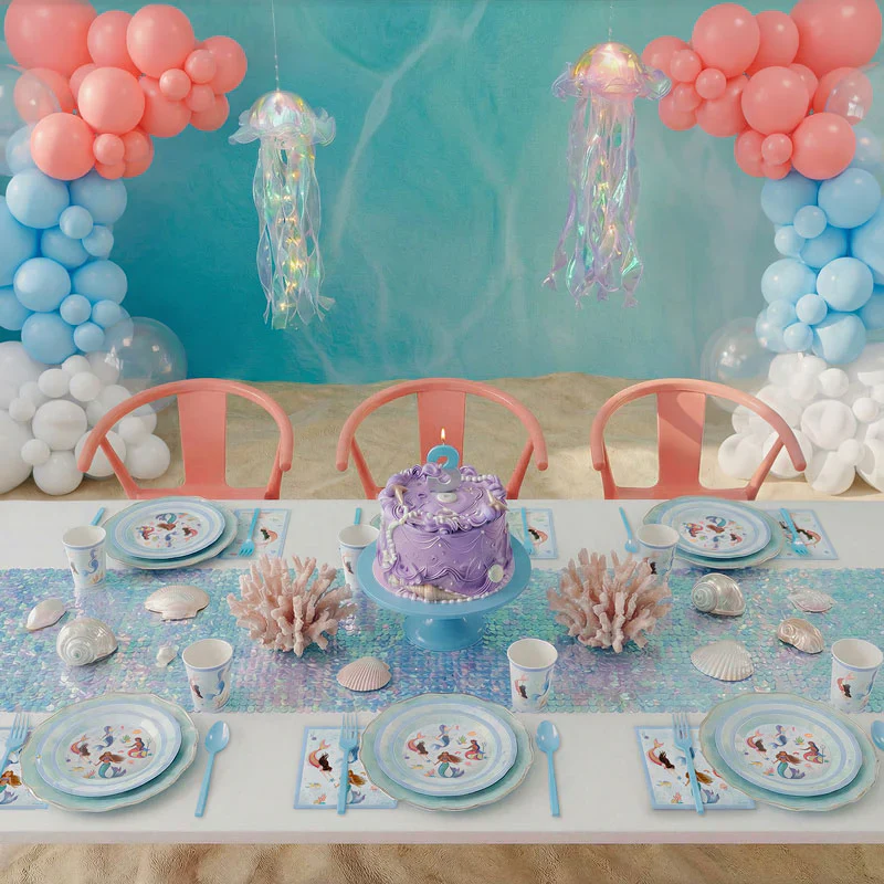 Pastel Blue Reusable Plastic Desert Spoon (pack of 15) - Image 2