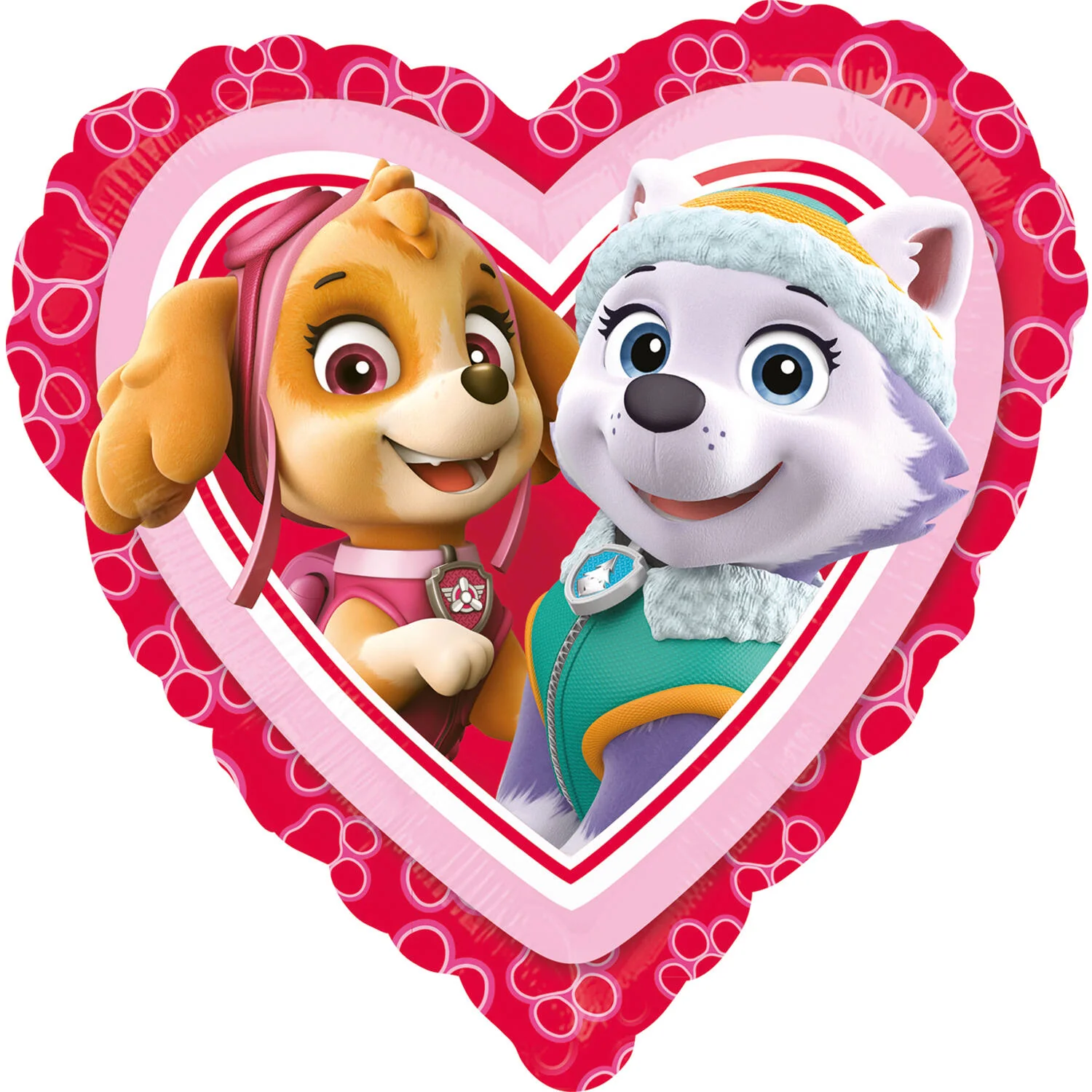 Paw Patrol Love Girl Foil Balloon 43cm