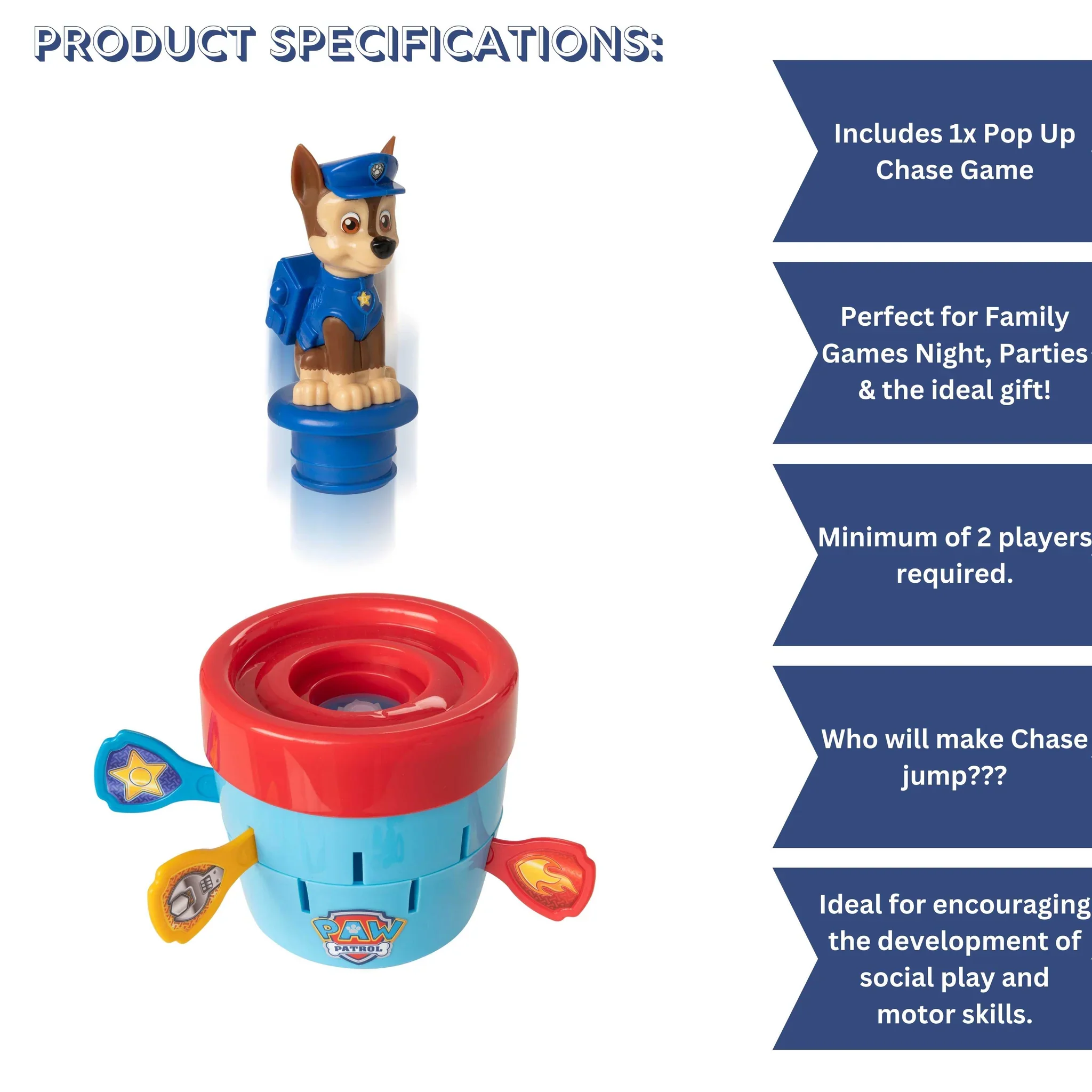 Paw Patrol Pop Up Chase Game - Image 6