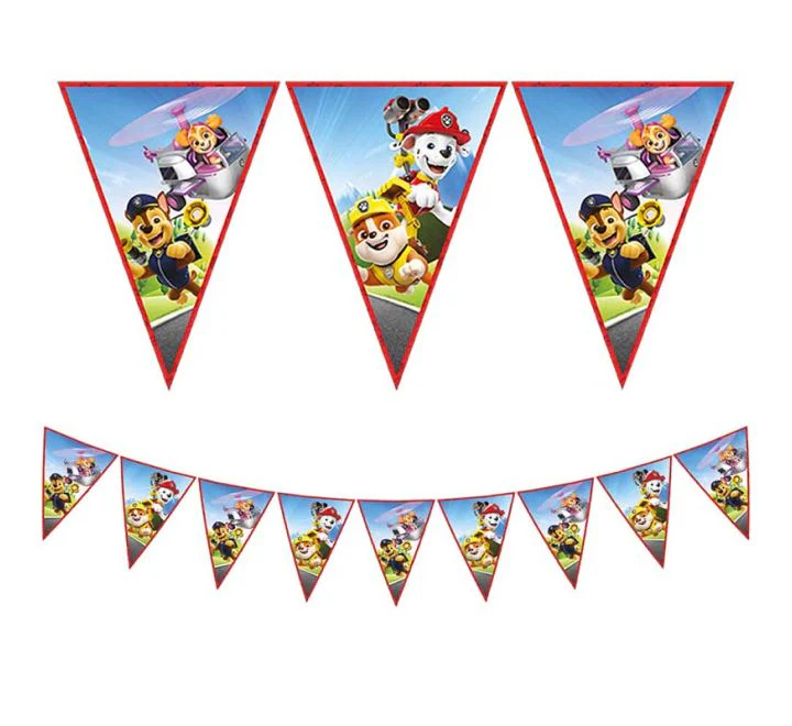 Paw Patrol Rescue Heroes Birthday Party Bunting Banner