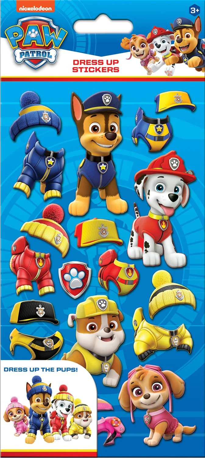 Paw Patrol Reusable Dress Up Stickers