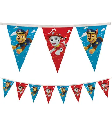 Paw Patrol Reusable Fabric Bunting Birthday Party Banner (1. 8 m)