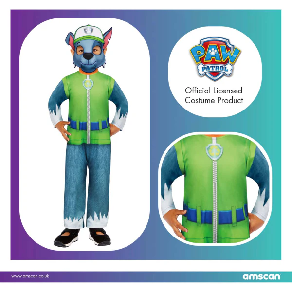 Paw Patrol Rocky Children's Dressing Up Costume - Image 7