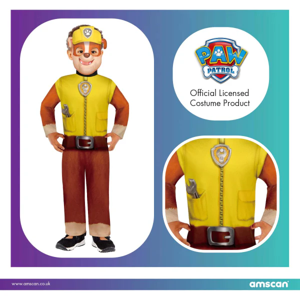 Paw Patrol Rubble Children's Dressing Up Costume - Image 6