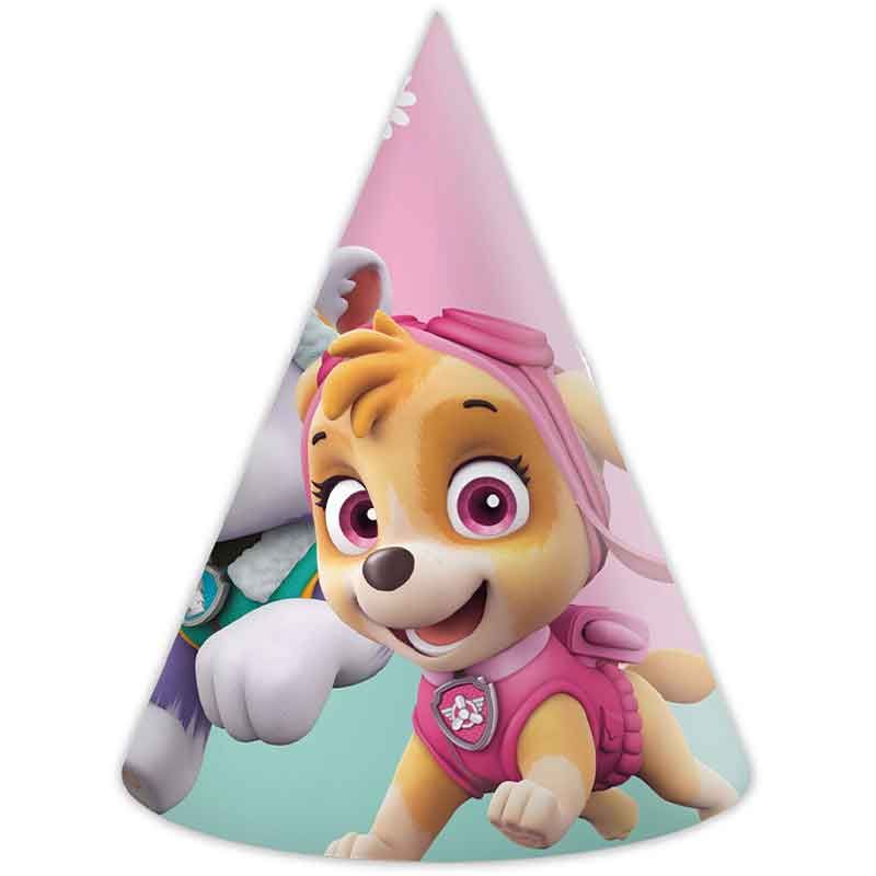 Paw Patrol Skye and Everest Party Hats Pack of 6