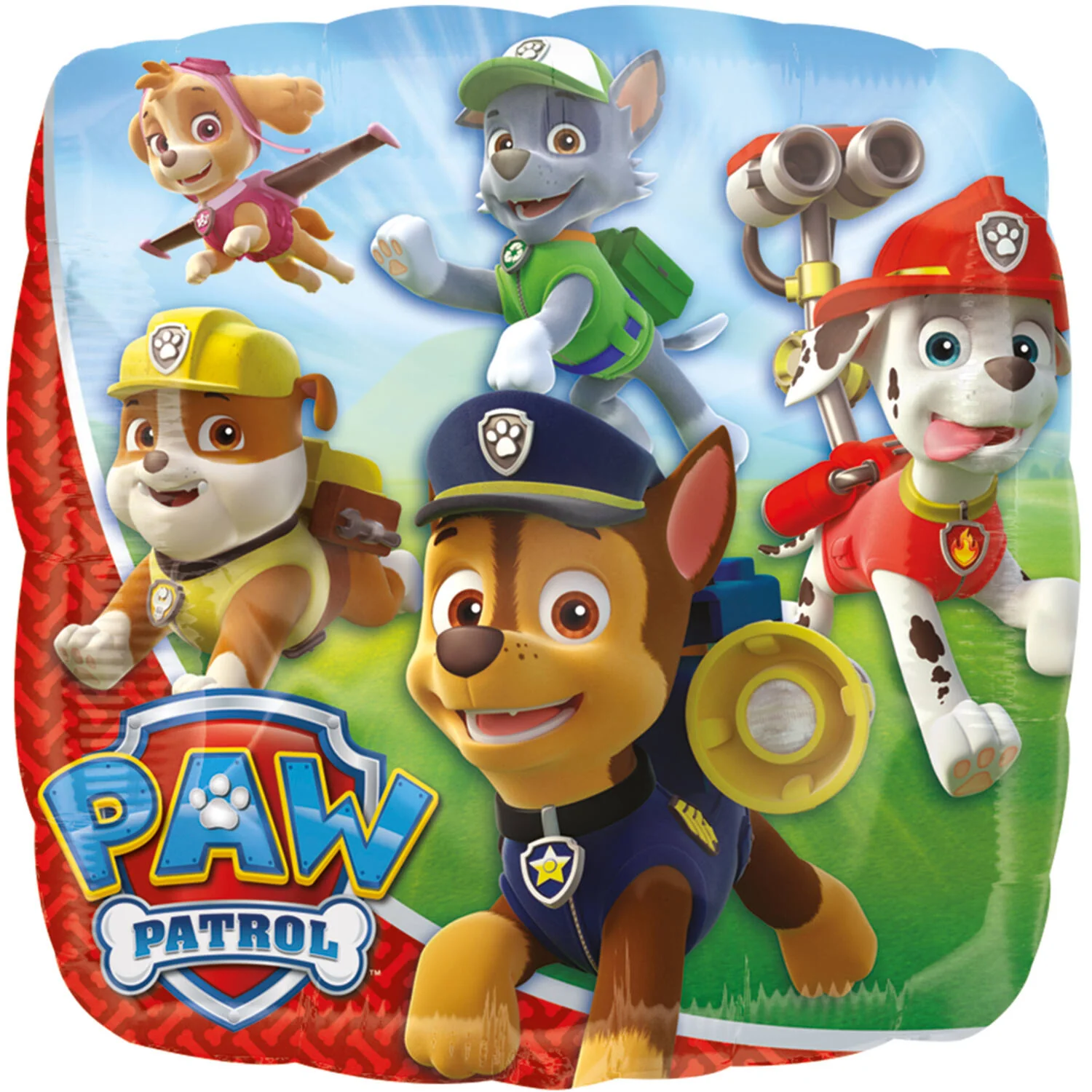 Paw Patrol Square Foil Balloon 43cm