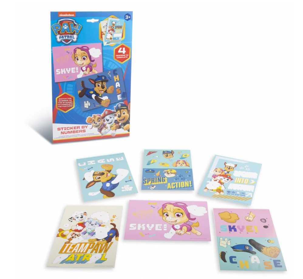 Paw Patrol Sticker By Numbers Set - Image 3