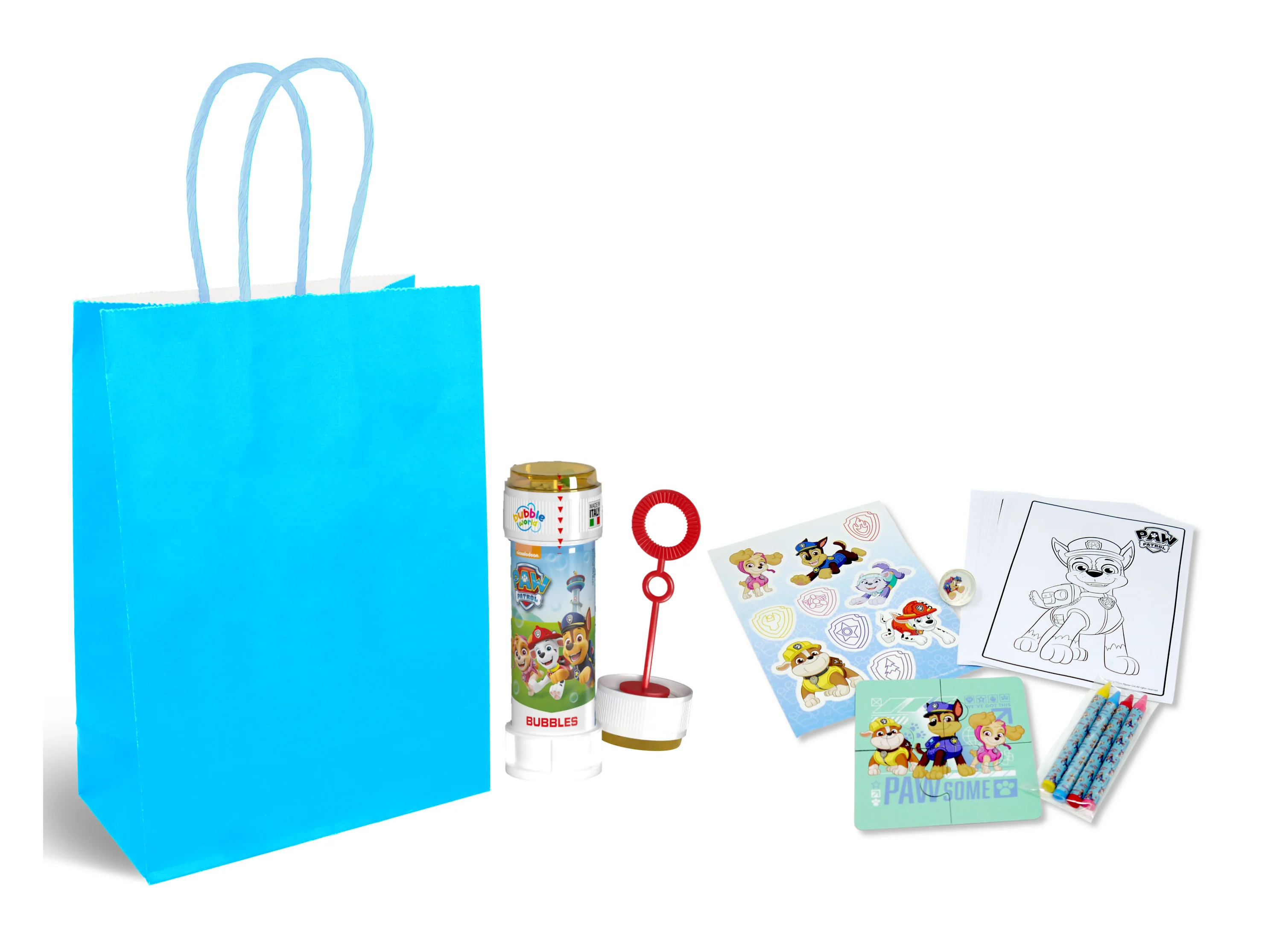 Paw Patrol themed 12 Party Bags with Fillers