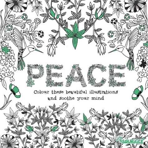 Peace Colouring Book Adult Colouring Book