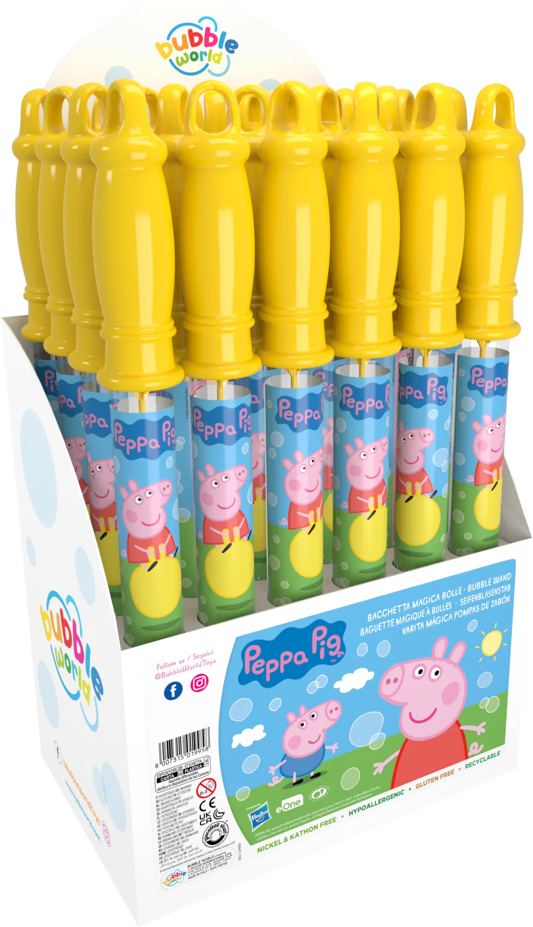 Peppa Pig Bubble Sword – 120ml Wand (Pack of 1 or 12) - Image 3