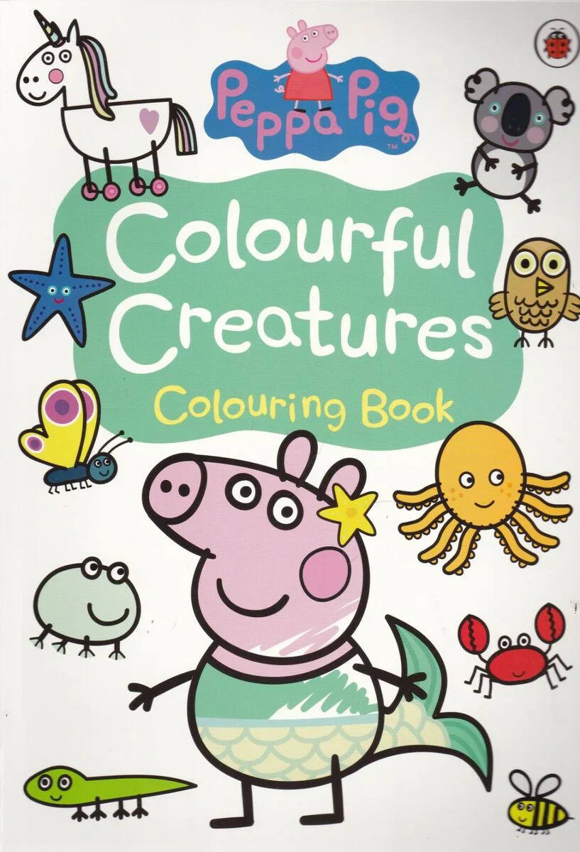 Peppa Pig Colourful Creatures Colouring Book