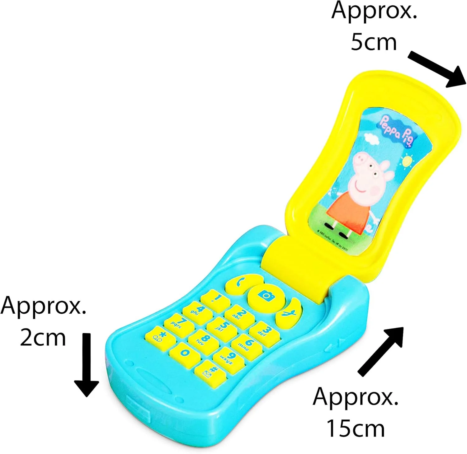Peppa Pig Electronic Flip Mobile Phone Toy - Image 3