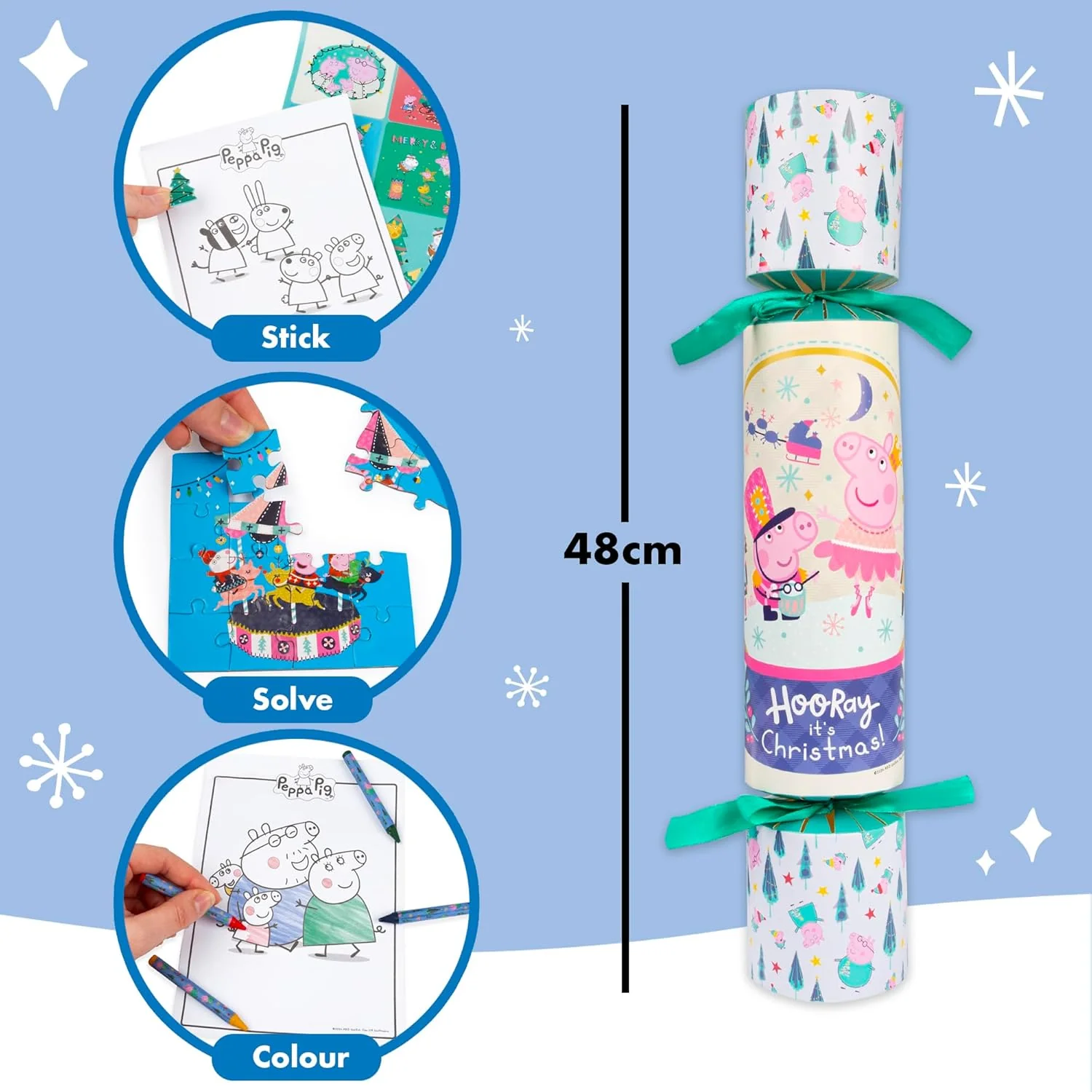 Peppa Pig Giant Christmas Cracker 55cm - Image 3