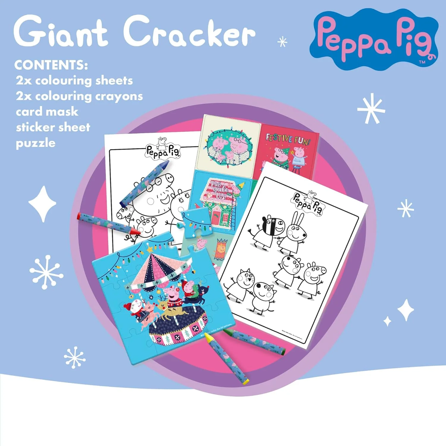 Peppa Pig Giant Christmas Cracker 55cm - Image 4