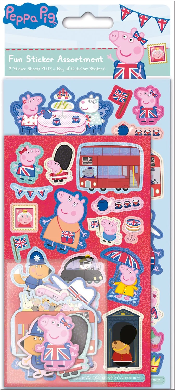Peppa Pig Glorious Britain Sticker Assortment - Image 2