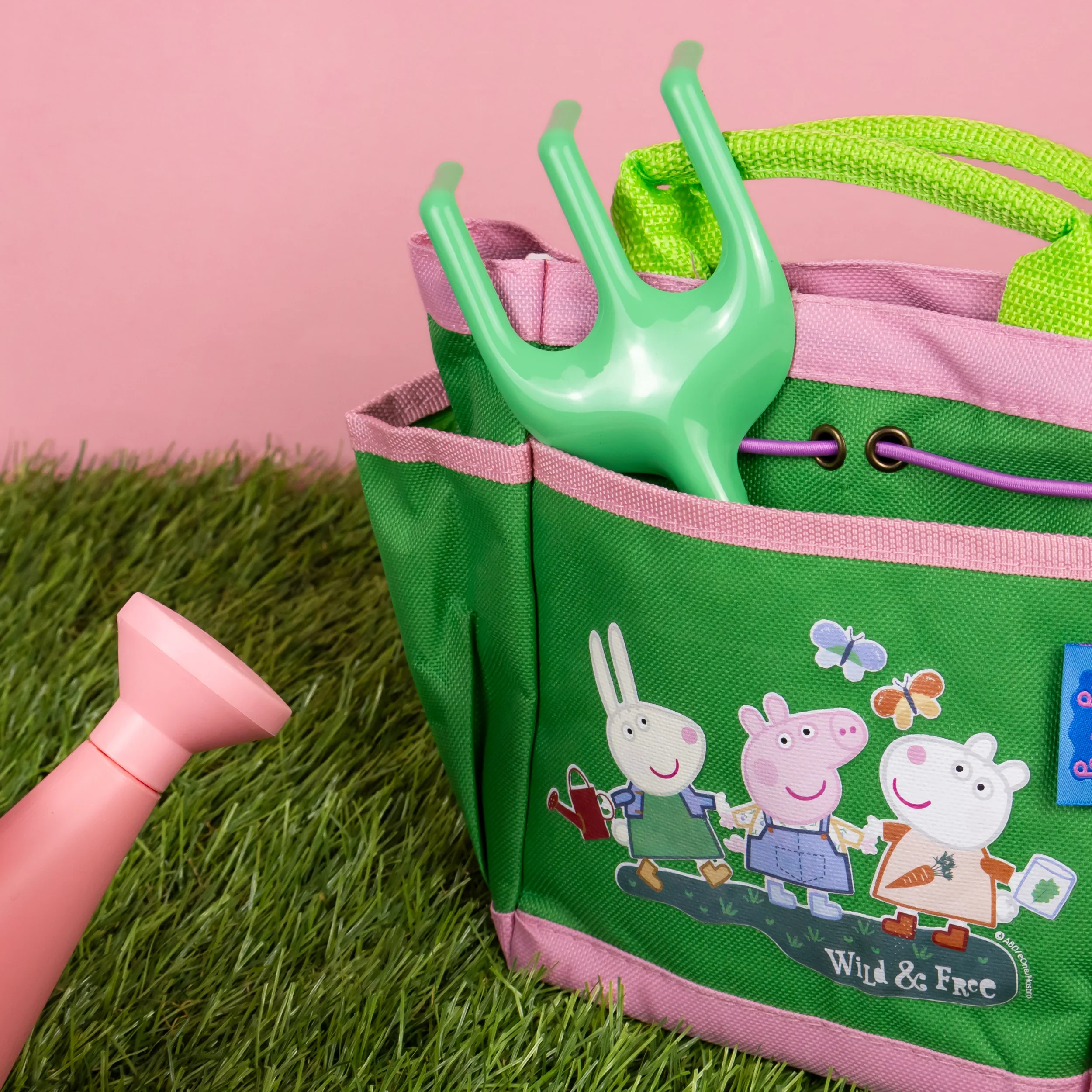 Peppa Pig Kids Gardening Set – 5 Piece Garden Tools with Gloves, Watering Can & Carry Bag – Outdoor Play for Children - Image 8