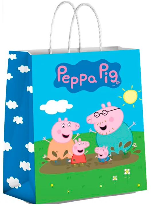 Peppa Pig Medium Paper Party Gift Bag