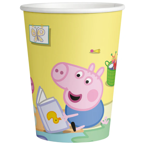 Peppa Pig Paper Cups (Pack of 8) 250ml - Image 2