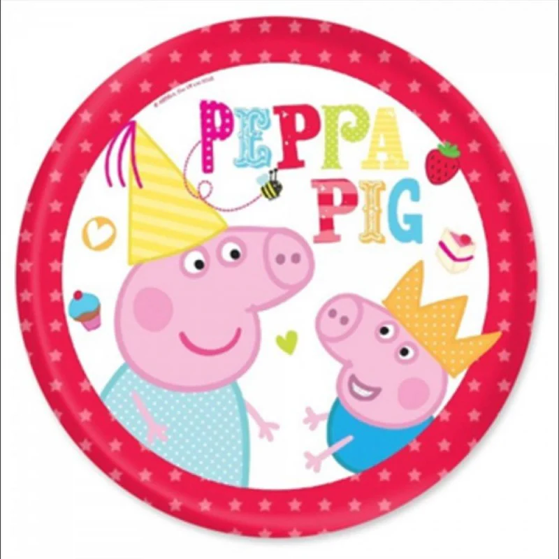 Peppa Pig Paper Plates - 23cm (Pack of 8)